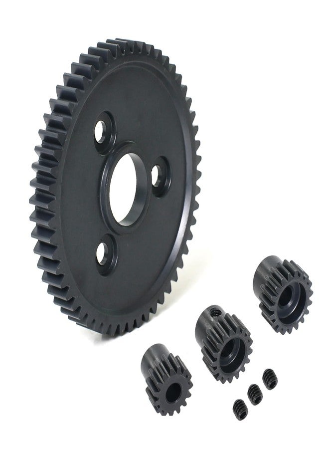 مجموعة تروس XSYGO الفولاذية 54T 32P مع تروس صغيرة 15T/17T/19T لسيارات Traxxas Slash 4x4 4WD/2WD VXL Rally VXL Stampede 4x4 1/10 Summit 1/10 E-REVO - Image 3